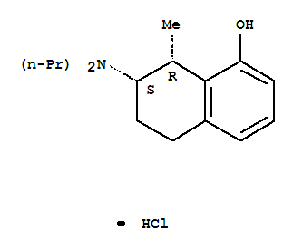 1-Naphthalenol,7-(dipropylamino)-5,6,7,8-tetrahydro-8-methyl-, hydrochloride, (7S-cis)- (9CI)