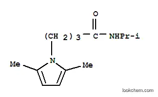 Molecular Structure of 110525-49-0 (4-(2,5-dimethyl-1H-pyrrol-1-yl)-N-(1-methylethyl)butanamide)