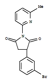 3-(3-BROMOPHENYL)-1-(6-METHYL-PYRIDIN-2-YL)SUCCINIMIDE