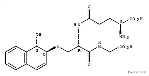 Molecular Structure of 110900-73-7 (L-gamma-glutamyl-N-{S-[(1S)-1-hydroxy-1,2-dihydronaphthalen-2-yl]-D-cysteinyl}glycine)