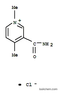 Molecular Structure of 110999-36-5 (3-(AMINOCARBONYL)-1,4-DIMETHYLPYRIDINIUM CHLORIDE)