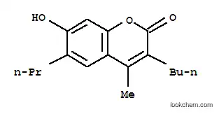 2H-1-Benzopyran-2-one, 3-butyl-7-hydroxy-4-methyl-6-propyl-