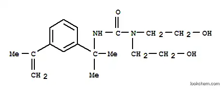 Molecular Structure of 111256-33-8 (N,N-BIS(2-HYDROXYETHYL)-N'-(ALPHA,ALPHA-DIMETHYL-3-ISOPROPENYLBENZYL)UREA)