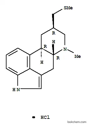 Molecular Structure of 111337-90-7 ((8beta,10xi)-6-methyl-8-[(methylsulfanyl)methyl]ergoline hydrochloride)