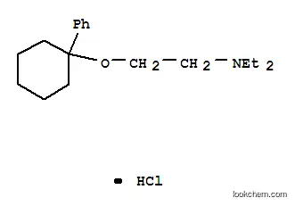 Molecular Structure of 111413-21-9 (N,N-diethyl-2-[(1-phenylcyclohexyl)oxy]ethanamine hydrochloride)