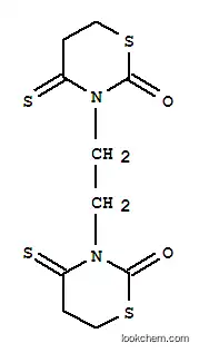 Molecular Structure of 111480-06-9 (3-[2-(2-oxo-4-sulfanylidene-1,3-thiazinan-3-yl)ethyl]-4-sulfanylidene- 1,3-thiazinan-2-one)