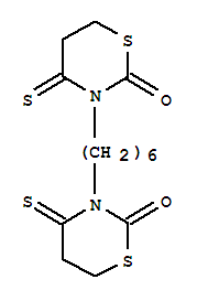 2H-1,3-Thiazin-2-one,3,3'-(1,6-hexanediyl)bis[tetrahydro-4-thioxo-