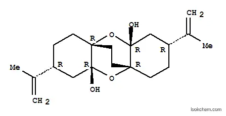 Molecular Structure of 111534-64-6 (5aH,10aH-4a,9a-Ethanodibenzo[b,e][1,4]dioxin-5a,10a-diol,octahydro-2,7-bis(1-methylethenyl)-, (2R,4aR,5aR,7R,9aR,10aR)-)