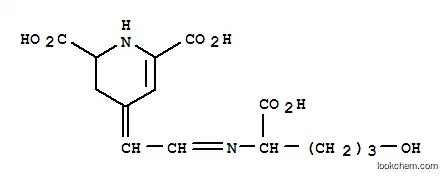 Molecular Structure of 111534-70-4 (1,2,3,4-Tetrahydro-4-[2-[(1-carboxy-4-hydroxybutyl)imino]ethylidene]pyridine-2,6-dicarboxylic acid)