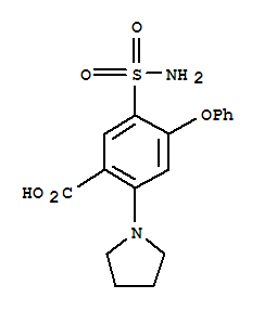 Benzoic acid,5-(aminosulfonyl)-4-phenoxy-2-(1-pyrrolidinyl)-