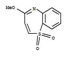 1,5-Benzothiazepine,4-methoxy-, 1,1-dioxide cas  111888-32-5