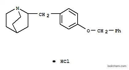 Molecular Structure of 111897-06-4 (2-[4-(benzyloxy)benzyl]-1-azoniabicyclo[2.2.2]octane chloride)