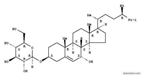 Molecular Structure of 112137-81-2 (Ikshusterol 3-O-beta-D-glucopyraside)