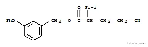 Molecular Structure of 112473-91-3 (3-phenoxybenzyl 2-(2-cyanoethyl)-3-methylbutanoate)