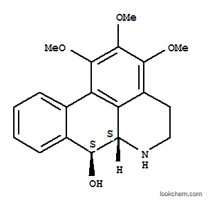 Molecular Structure of 112494-68-5 ((6aS,7S)-1,2,3-trimethoxy-5,6,6a,7-tetrahydro-4H-dibenzo[de,g]quinolin-7-ol)