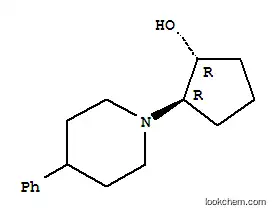 Cyclopentanol, 2-(4-phenyl-1-piperidinyl)-, trans-(+-)-