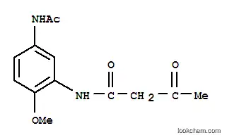 Molecular Structure of 112854-88-3 (3-(N-ACETOACETO)AMINO-4-METHOXYACETANILIDE)