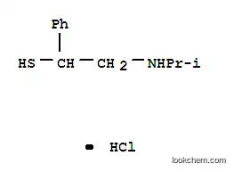 Molecular Structure of 1131-81-3 (1-phenyl-2-(propan-2-ylamino)ethanethiol hydrochloride (1:1))