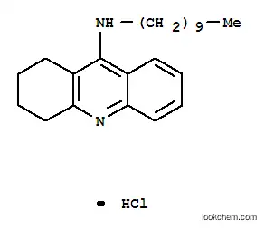 Molecular Structure of 113106-71-1 (N-decyl-1,2,3,4-tetrahydroacridin-9-amine hydrochloride)