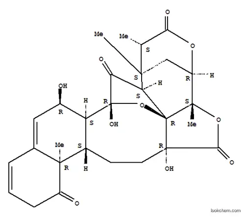Molecular Structure of 113146-74-0 (1,17:2,6-Dimethano-8H-naphtho[1,2-f]furo[3,4-b:2,3-c']bisoxocin-4,8,11,19(1H,8aH)-tetrone,2,3,6,6a,9,10,10a,10b,12,16,16a,17-dodecahydro-8a,16,17-trihydroxy-2,3,6a,10b-tetramethyl-,(1S,2S,3S,6R,6aS,8aR,10aS,10bR,16R,16aS,17R,18aR)-)
