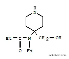 Molecular Structure of 113231-28-0 (Propanamide,N-[4-(hydroxymethyl)-4-piperidinyl]-N-phenyl-)