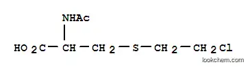 Molecular Structure of 113793-51-4 (N-acetyl-S-(2-chloroethyl)-L-cysteine)