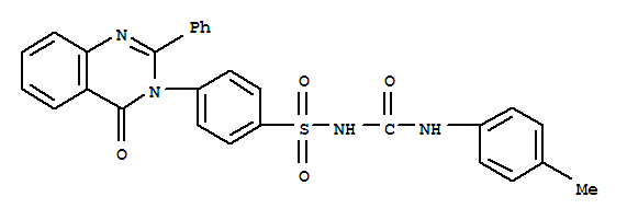 N-[(4-methylphenyl)carbamoyl]-4-(4-oxo-2-phenylquinazolin-3(4H)-yl)benzenesulfonamide