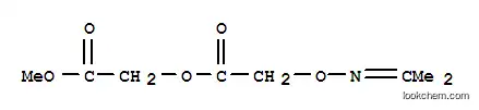 Molecular Structure of 114046-35-4 (2-methoxy-2-oxoethyl [(propan-2-ylideneamino)oxy]acetate)