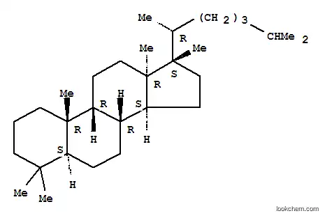 Molecular Structure of 114339-75-2 (Cholestane,4,4,17-trimethyl-, (5a,9b,13a,17a)- (9CI))
