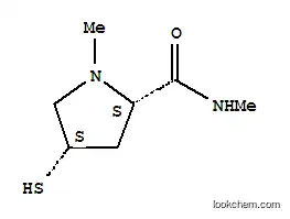 2-Pyrrolidinecarboxamide,4-mercapto-N,1-dimethyl-,(2S-cis)-(9CI)