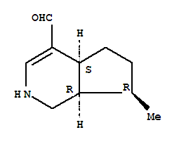 Molecular Structure of 114542-52-8 (1H-Cyclopenta[c]pyridine-4-carboxaldehyde,2,4a,5,6,7,7a-hexahydro-7-methyl-, (4aS,7R,7aR)-)