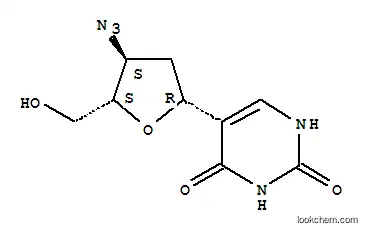 Molecular Structure of 114551-78-9 ((1R)-1,4-anhydro-3-azido-2,3-dideoxy-1-(2,4-dioxo-1,2,3,4-tetrahydropyrimidin-5-yl)-D-erythro-pentitol)