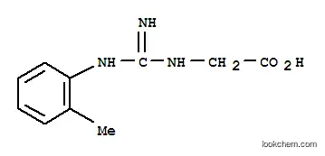 Molecular Structure of 114636-22-5 ((E)-N-{amino[(2-methylphenyl)amino]methylidene}glycine)