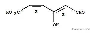 Molecular Structure of 114828-85-2 ((2Z,5E)-6-hydroxy-4-oxohexa-2,5-dienoic acid)
