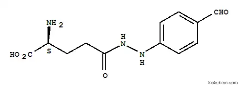Molecular Structure of 114847-20-0 (L-Glutamic acid,5-[2-(4-formylphenyl)hydrazide] (9CI))