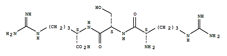 2-[[2-[[2-amino-5-(diaminomethylideneamino)pentanoyl]amino]-3-hydroxypropanoyl]amino]-5-(diaminomethylideneamino)pentanoic acid
