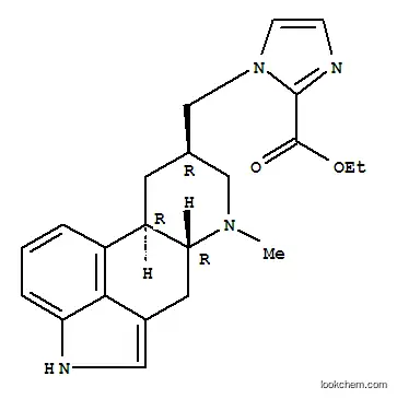 Molecular Structure of 115219-11-9 (1-[[(8β)-6-Methylergolin-8-yl]methyl]-1H-imidazole-2-carboxylic acid ethyl ester)