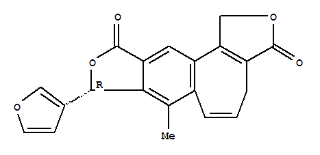 3H-Furo[3',4':3,4]cyclohept[1,2-f]isobenzofuran-3,10(1H)-dione,8-(3-furanyl)-4,8-dihydro-7-methyl-, (8R)-