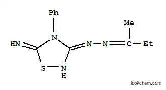 5-Imino-4-phenyl-1,2,4-thiadiazolidin-3-one (1-methylpropylidene)hydrazone