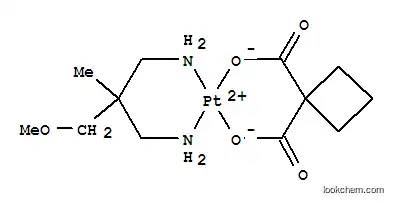 platinum(2+) cyclobutane-1,1-dicarboxylate - 2-(methoxymethyl)-2-methylpropane-1,3-diamine (1:1:1)