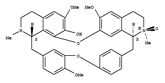 Molecular Structure of 115648-97-0 (16H-1,24:6,9-Dietheno-11,15-metheno-2H-pyrido[2',3':17,18][1,11]dioxacycloeicosino[2,3,4-ij]isoquinolin-22-ol,3,4,4a,5,16a,17,18,19-octahydro-12,21,26-trimethoxy-4,17-dimethyl-, 4-oxide,(4R,4aS,16aS)- (9CI))