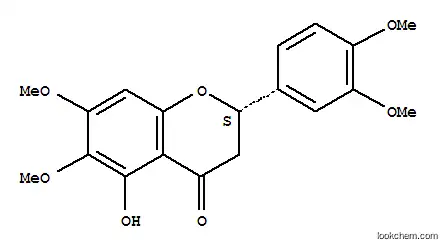 4H-1-Benzopyran-4-one,2-(3,4-dimethoxyphenyl)-2,3-dihydro-5-hydroxy-6,7-dimethoxy-, (2S)-