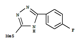 3-(4-FLUOROPHENYL)-5-(METHYLTHIO)-1H-1,2,4-TRIAZOLE