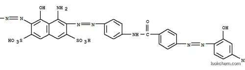 Molecular Structure of 116897-98-4 (2,7-Naphthalenedisulfonicacid,4-amino-3-[2-[4-[[4-[2-(4-amino-2-hydroxyphenyl)diazenyl]benzoyl]amino]phenyl]diazenyl]-5-hydroxy-6-(2-phenyldiazenyl)-)