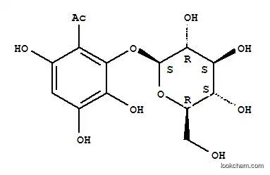 Molecular Structure of 116964-03-5 (2-acetyl-3,5,6-trihydroxyphenyl beta-D-glucopyranoside)