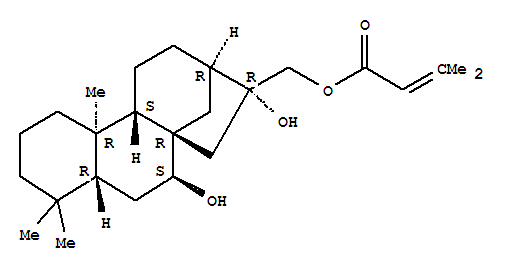 Kaurane-7,16,17-triol,17-(3-methyl-2-butenoate), (7b)-