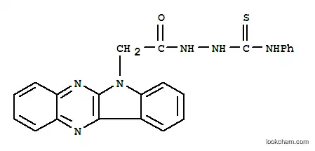 Molecular Structure of 116989-60-7 (2-(6H-indolo[2,3-b]quinoxalin-6-ylacetyl)-N-phenylhydrazinecarbothioamide)