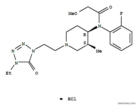 Molecular Structure of 117268-95-8 (Brifentanil hydrochloride)