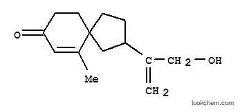 Molecular Structure of 117332-54-4 (Spiro[4.5]dec-6-en-8-one,2-[1-(hydroxymethyl)ethenyl]-6-methyl- (9CI))