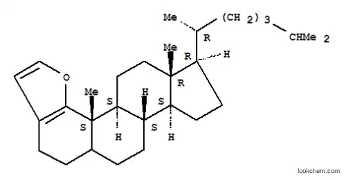Molecular Structure of 117527-73-8 (Cholest-1-eno[1,2-b]furan(9CI))